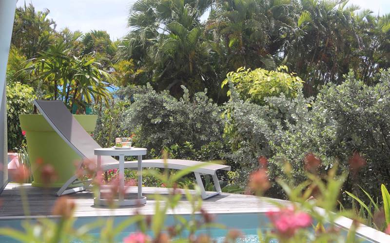 Iguane House villas & Micro Spa Villa Corail et son jardin privatif