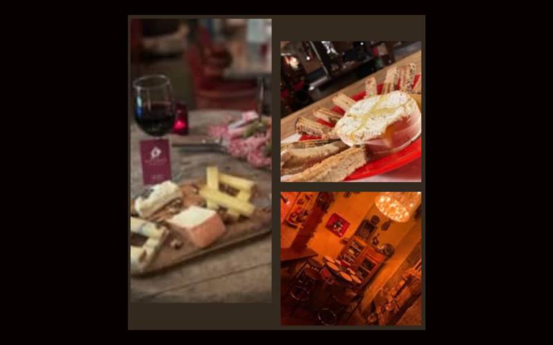 dégustation de fromages à "la cave d'à coté", bistrot à vin du quartier