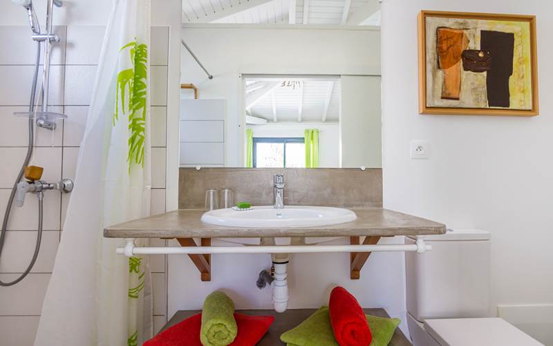 Iguane House villas & Micro Spa Villa Passion salle de douche chambre 2