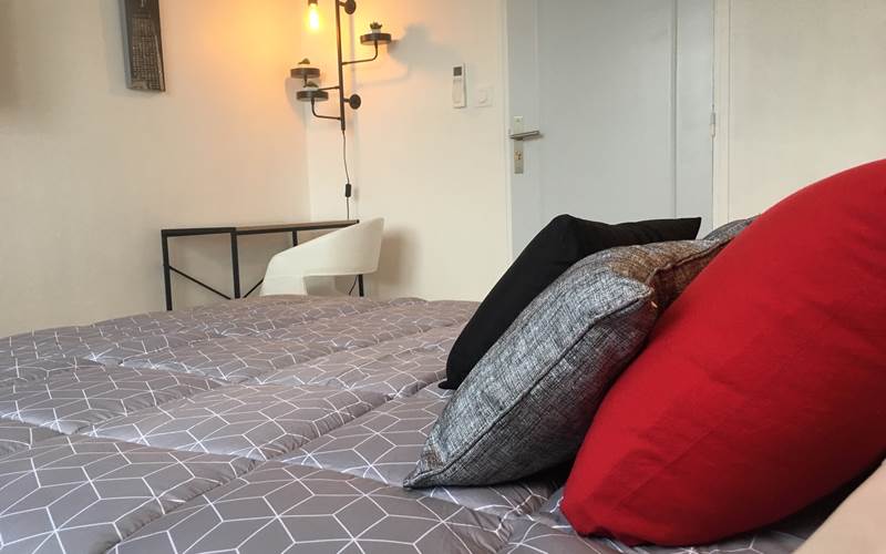 chambre coté piscine