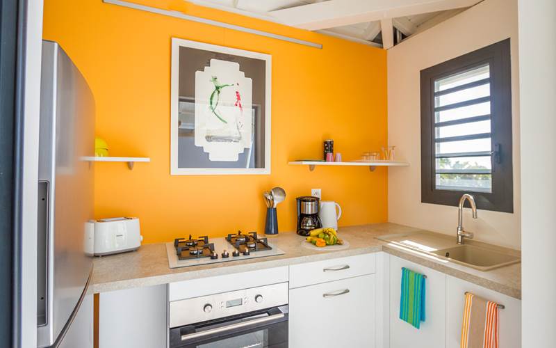 Iguane House villas & Micro Spa Villa Corail cuisine