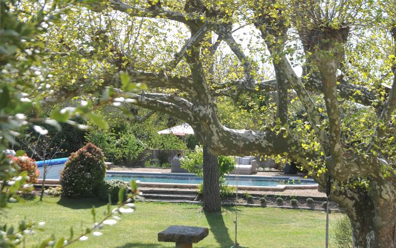 La vue depuis la chambre Terre de Sienne N°14