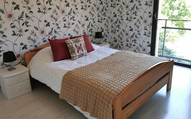 Chambre double dans une villa, vallée de la Dordogne