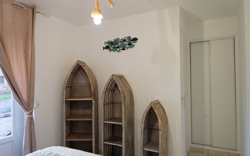 Chambre bord de mer lit 160x200