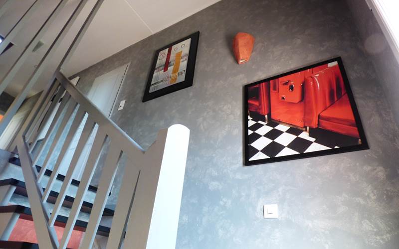 Escalier 2 Chambres d'hôtes La colline aux Yeux Doubs