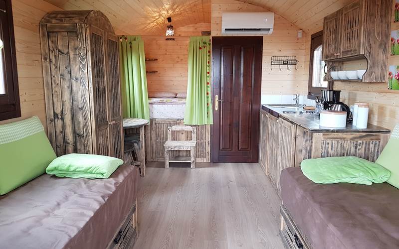 Intérieur de la Roulotte