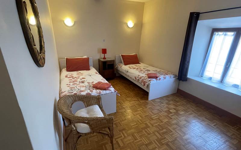 Chambre 2 lits 90x190
