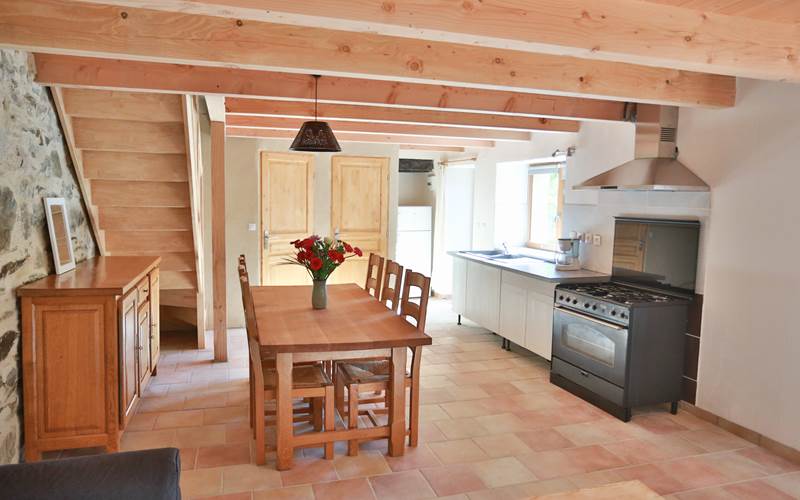 La cuisine et coin repas