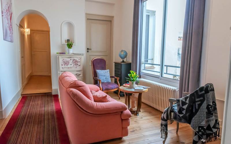 Le salon à l'étage