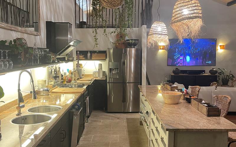 La cuisine d'été de l'orangerie