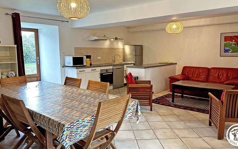 Salon Salle à manger Cuisine