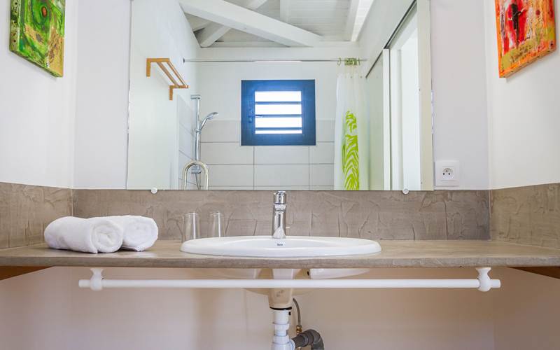 Iguane House villas & Micro Spa Villa Mangrove salle de douche