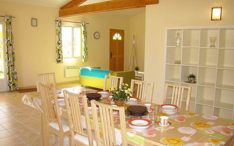 Etang Vallier Resort Villa Tina séjour salon