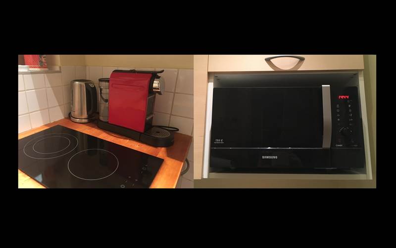 plaques de cuisson, bouilloire, cafetière, four multifonctions