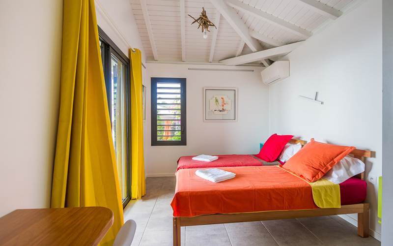 Villa Lagon chambre en version 2 lits séparés