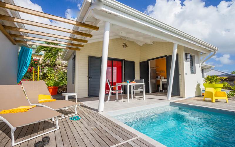 Iguane House villas & Micro Spa Villa Corail vue générale