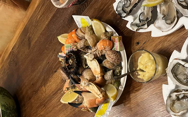 Plateaux d'huitres et de fruits de mer