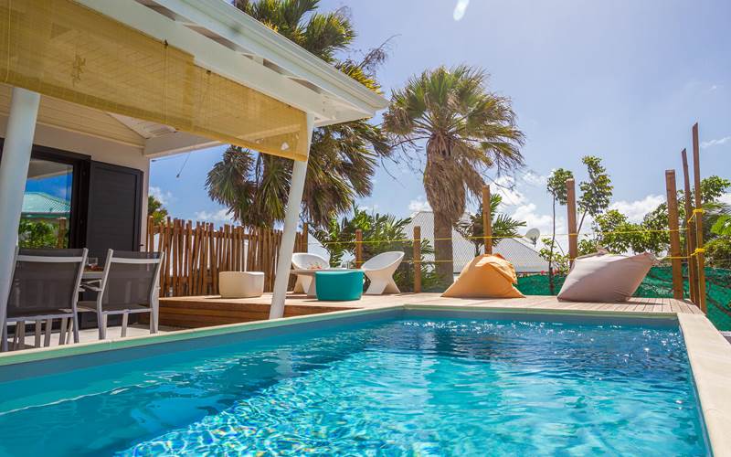 Iguane House villas & Micro Spa Villa Passion piscine