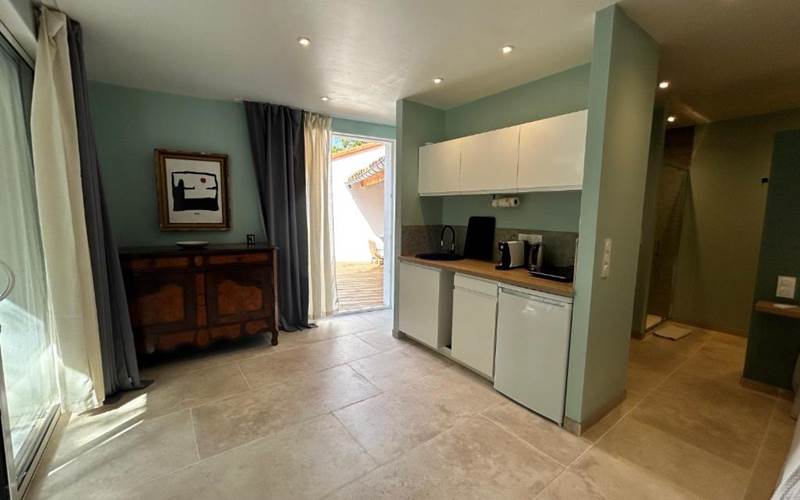 Kitchenette de l'appartement Rivage