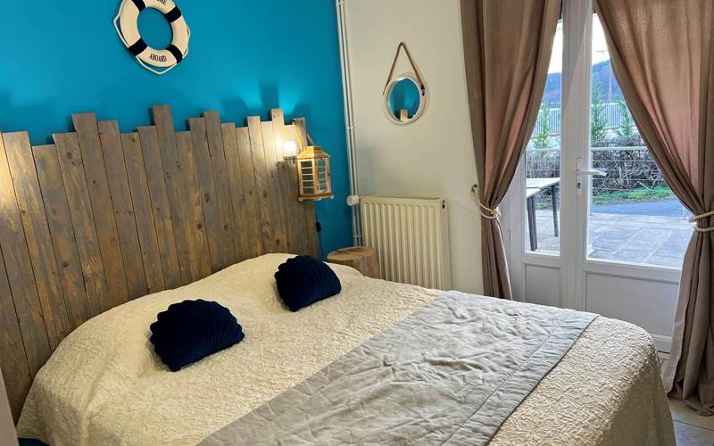 Chambre bord de mer avec accès terrasse
