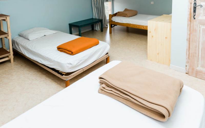 Chambre Mansardée D - 3 lits en 90 cm