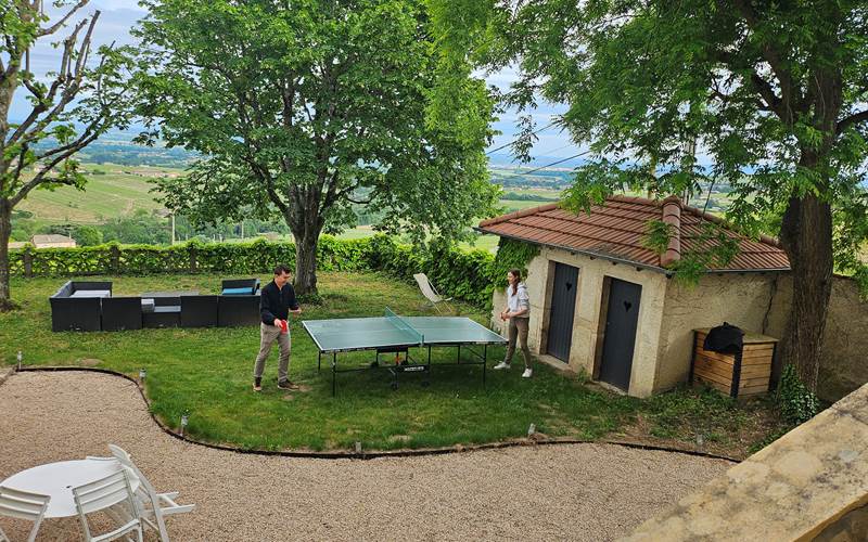 Extérieur table ping-pong