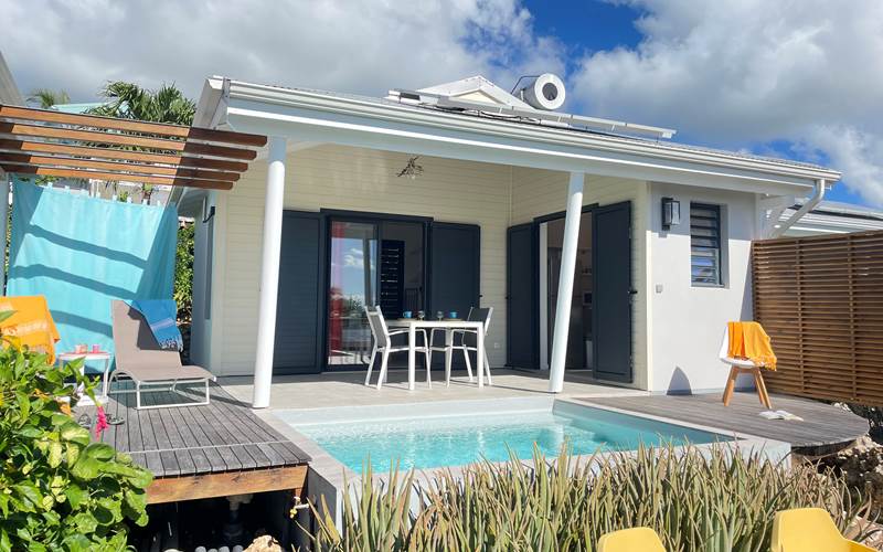 Iguane House villas & Micro Spa Villa Corail vue générale villa