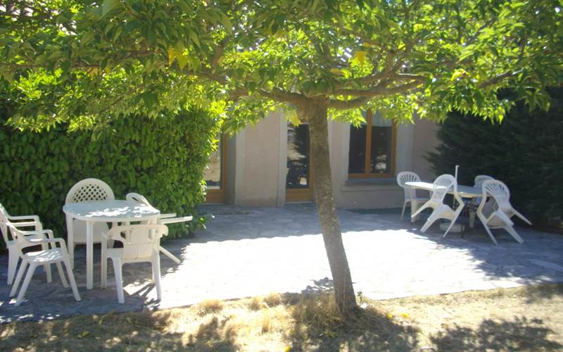 La terrasse du gîte