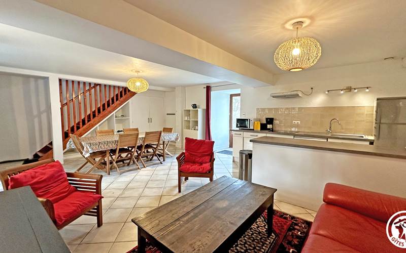 Salon Salle à manger Cuisine