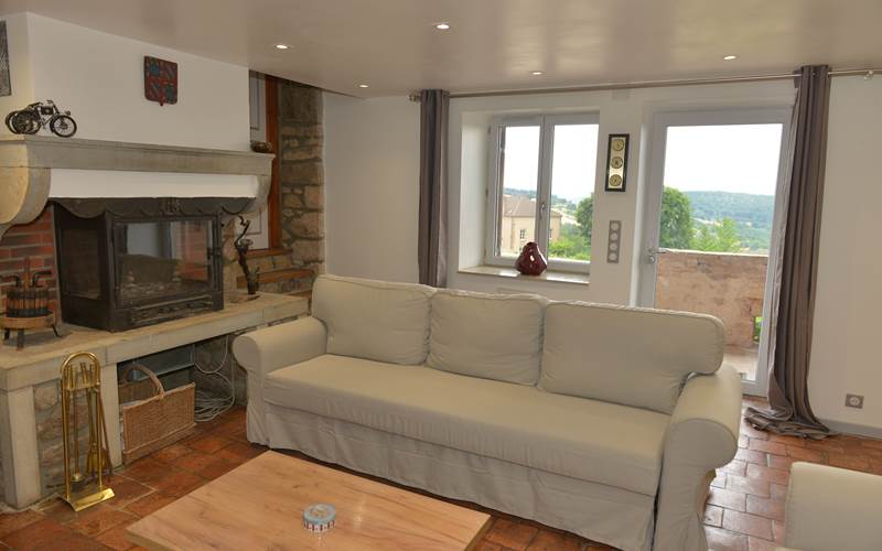 vue vallée depuis le salon