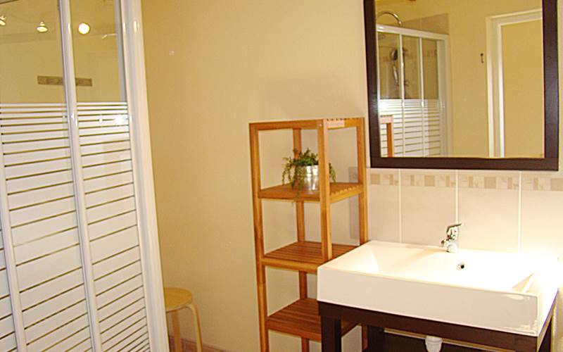 ETANG VALLIER RESORT VILLA TINA SALLE DE DOUCHE