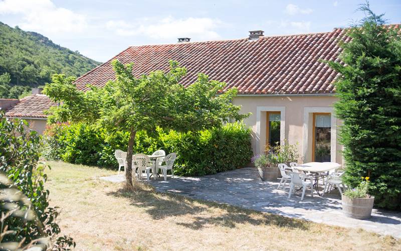 Terrasses indépendantes pour chacun des gîtes
