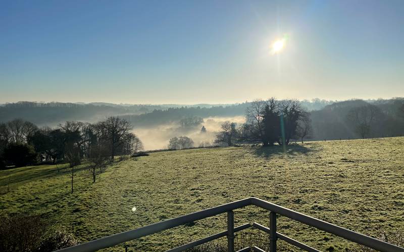 Chambre Emeraude vue sur la vallée de la Rance