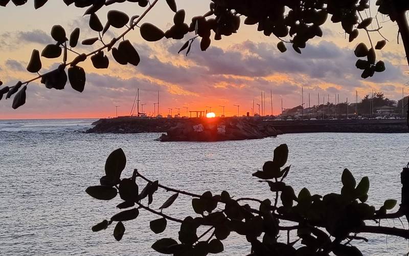 Couché soleil Terre Sainte