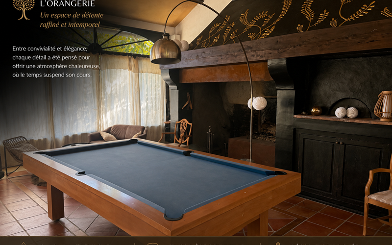 Billard et cheminée, le plaisir de se retrouver en toute saison