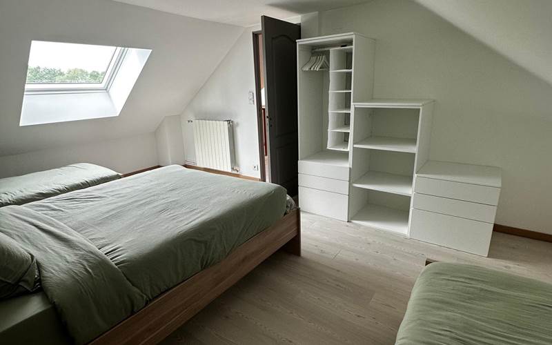 Chambre à l’étage.