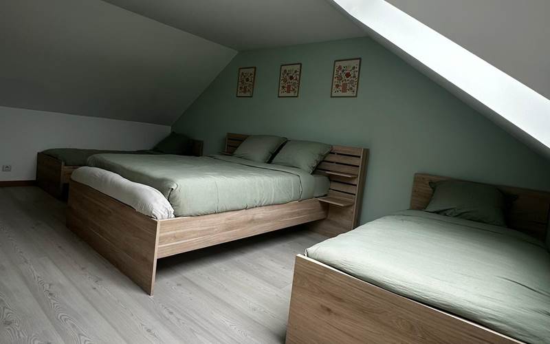 Chambre à l’étage.