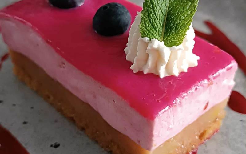 Dessert au cassis Les Rêves de Baie de Somme