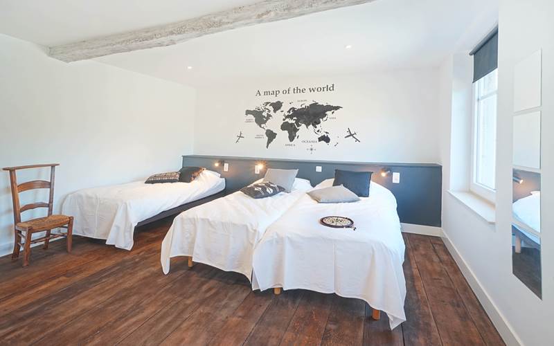 Chambre familiale grand gîte