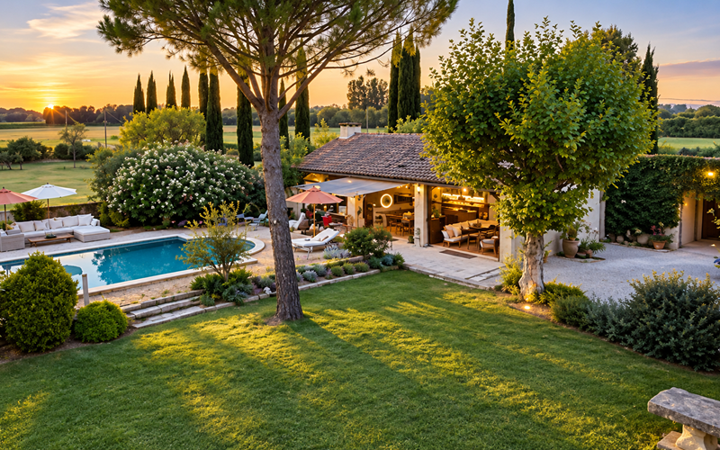 Un écrin de verdure au coeur de la Provence, entre jardin, piscine et espaces de détente