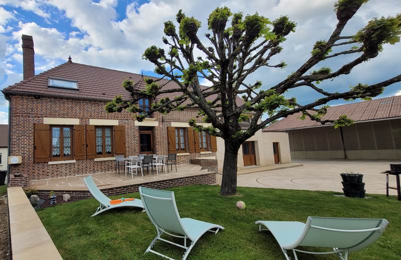 Bel espace extérieur pour vous prélasser