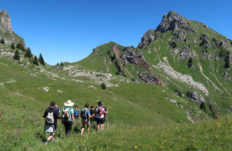Randonnée au col de Vézinaz