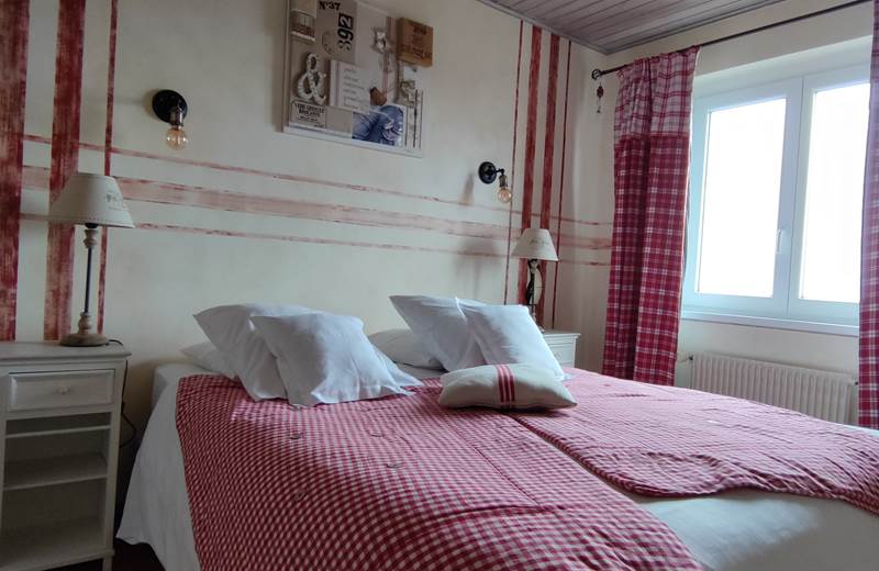 chambre lin et ficelle, vue massif des Vosges