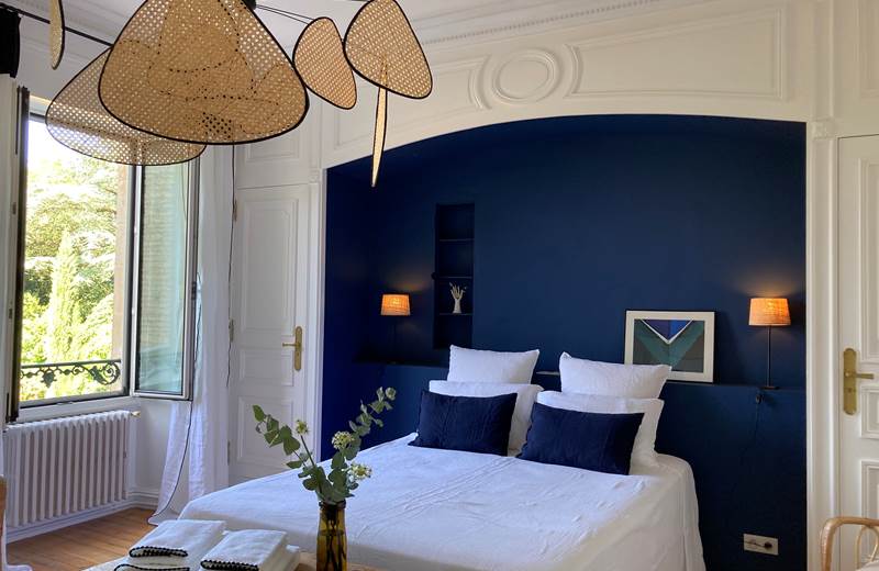 chambre bleue