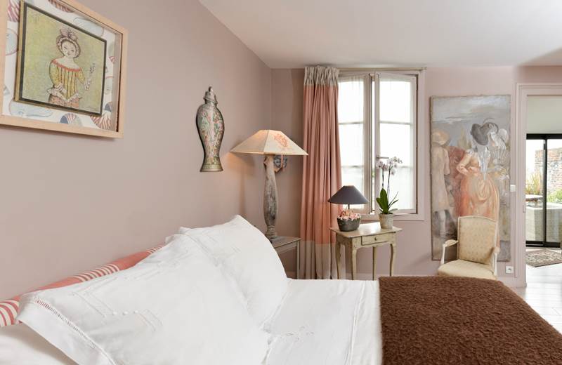 La chambre Terrasse, spacieuse et lumineuse