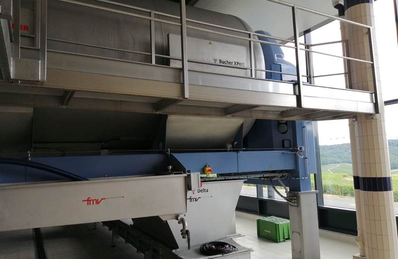 pressoirs pneumatiques au champagne Franc¸ois-Principe ARNOULT Fleury La Rivie`re