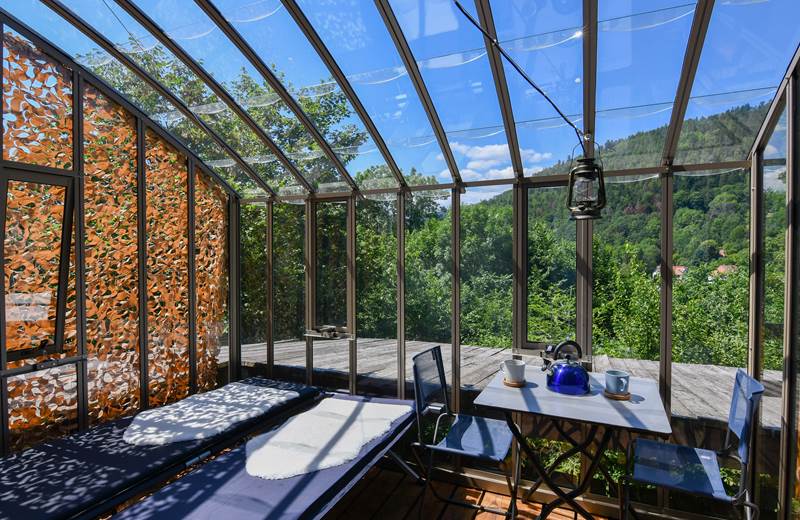 Le Chalet scandinave: une fenêtre sur le ciel