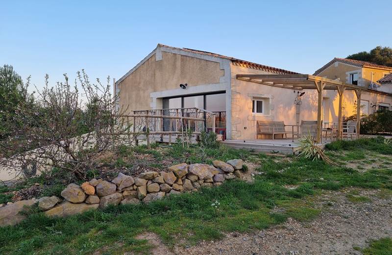 grand gite avec balcon vue nature