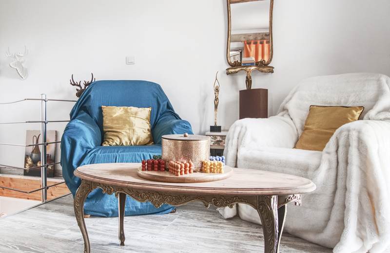 coin salon à l'étage