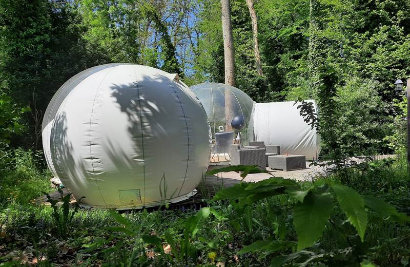vu sur la maison bulle